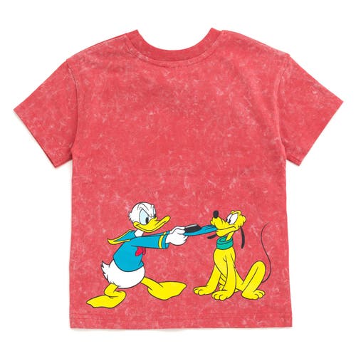 Disney Mickey Mouse & Friends Wash T-shirt & Shorts Set In Multi