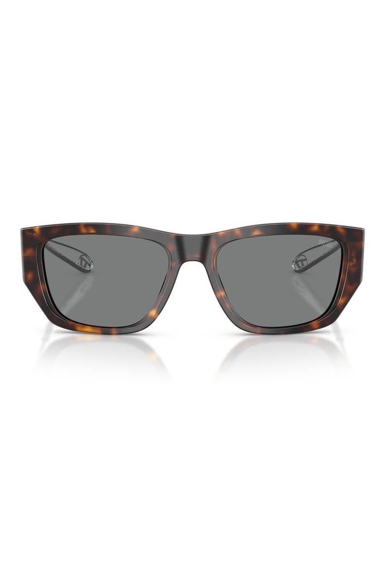 DL2006 54mm Square Sunglasses, Main, color, HAVANA / DARK GREY