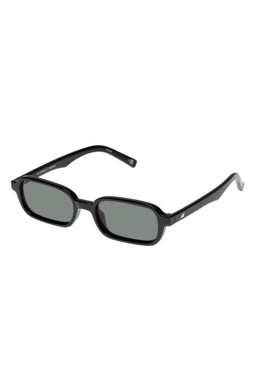 Le Specs Pilferer 53mm Rectangular Sunglasses In Black