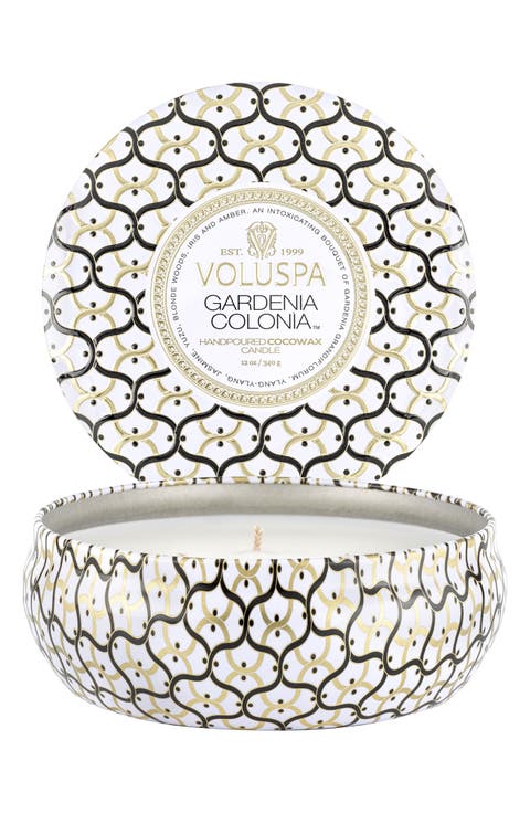 Gardenia Colonia 3-Wick Tin Candle