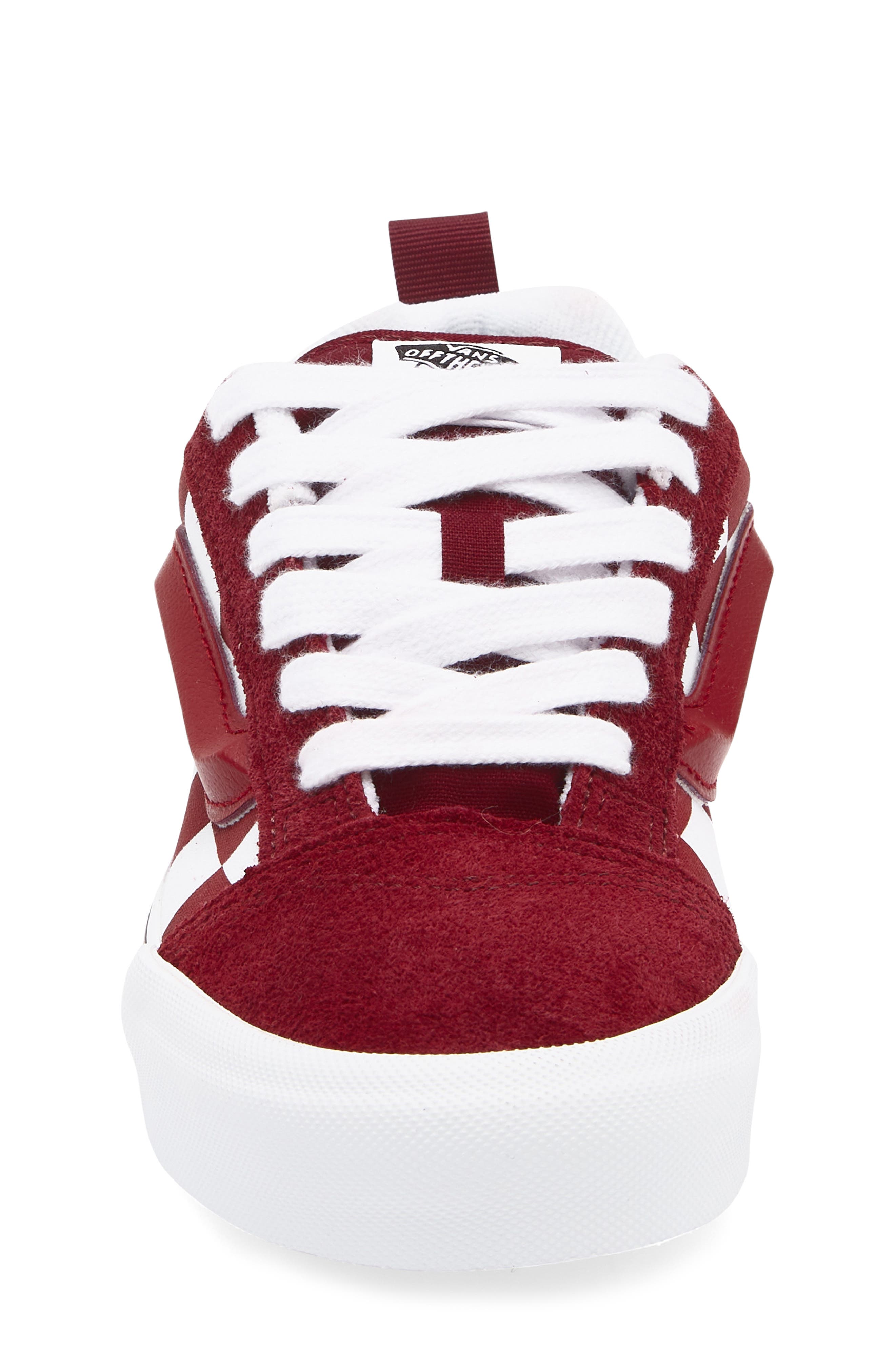 Kids' Knu School Suede Low Top Sneaker, Alternate, color, BORDEAUX