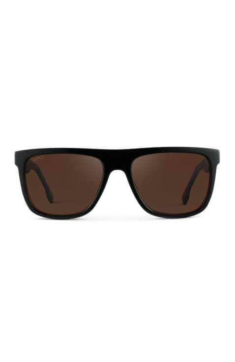 Dallas - 54mm Oversized Square Polarized Sunglasses