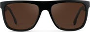 WMP Eyewear Dallas - 54mm Oversized Square Polarized Sunglasses