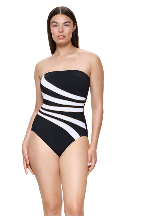 Luxe Allure Bandeau One Piece