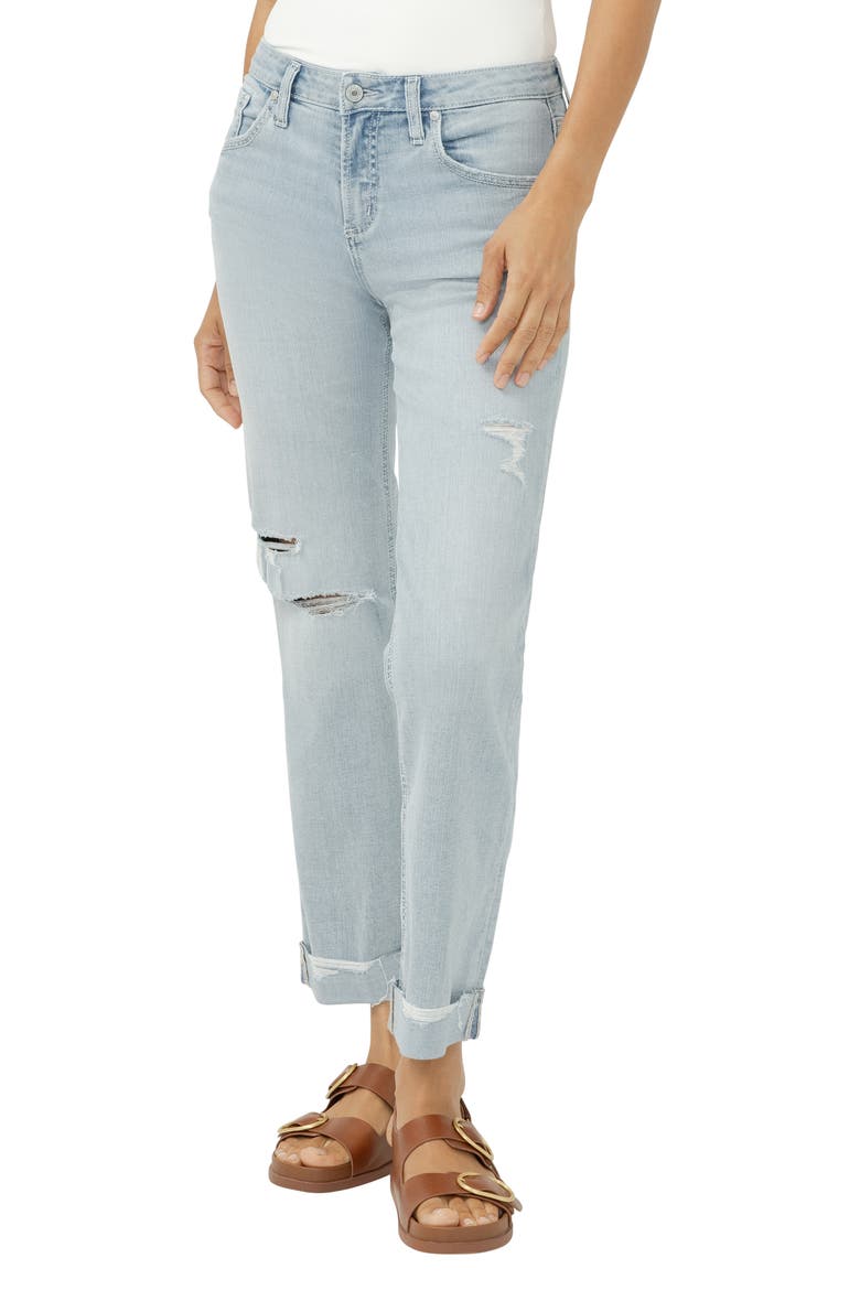 Chelsea Cuffed Boyfriend Jeans, Main, color, PARADISE COVE