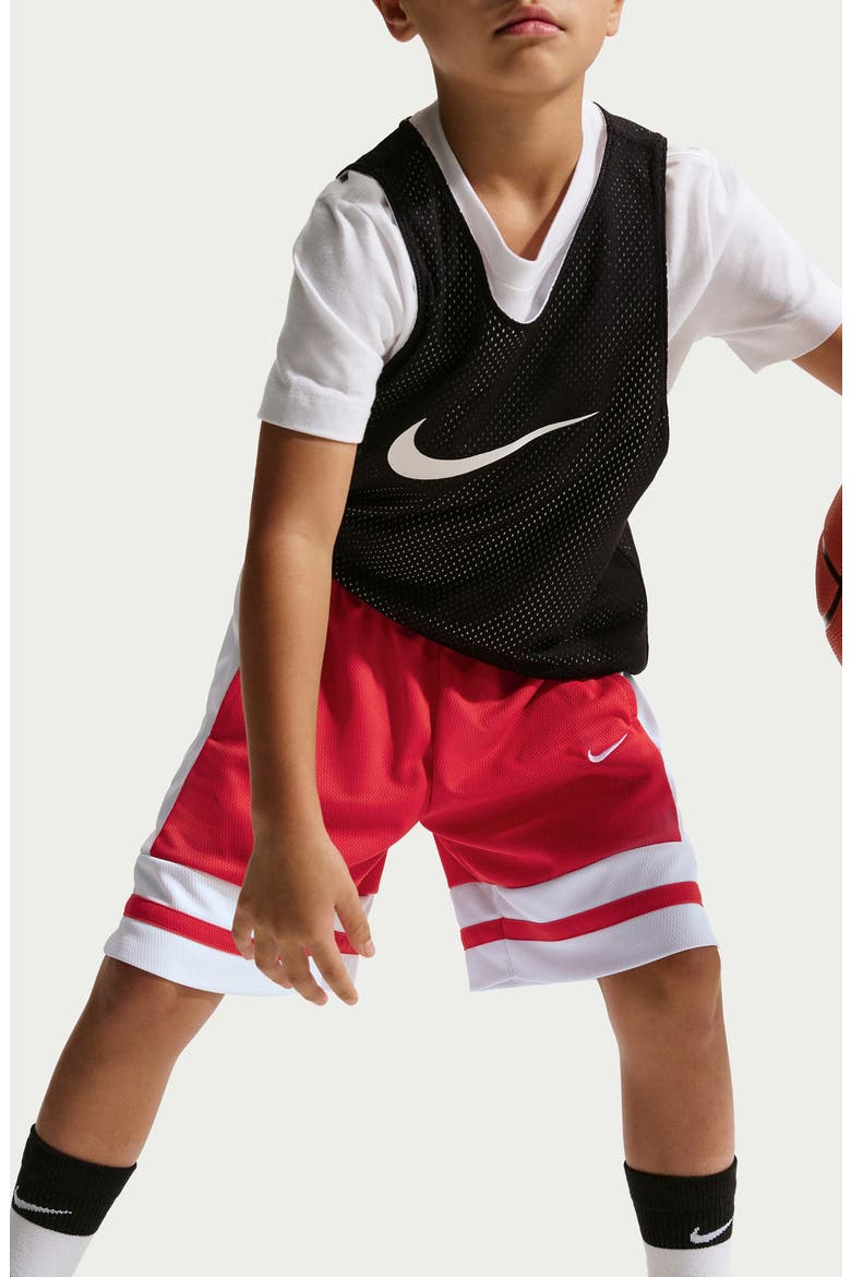 Kids' Dri-FIT Performance Basketball Shorts, Alternate, color, UNIVERSITY RED/ WHITE/ WHITE