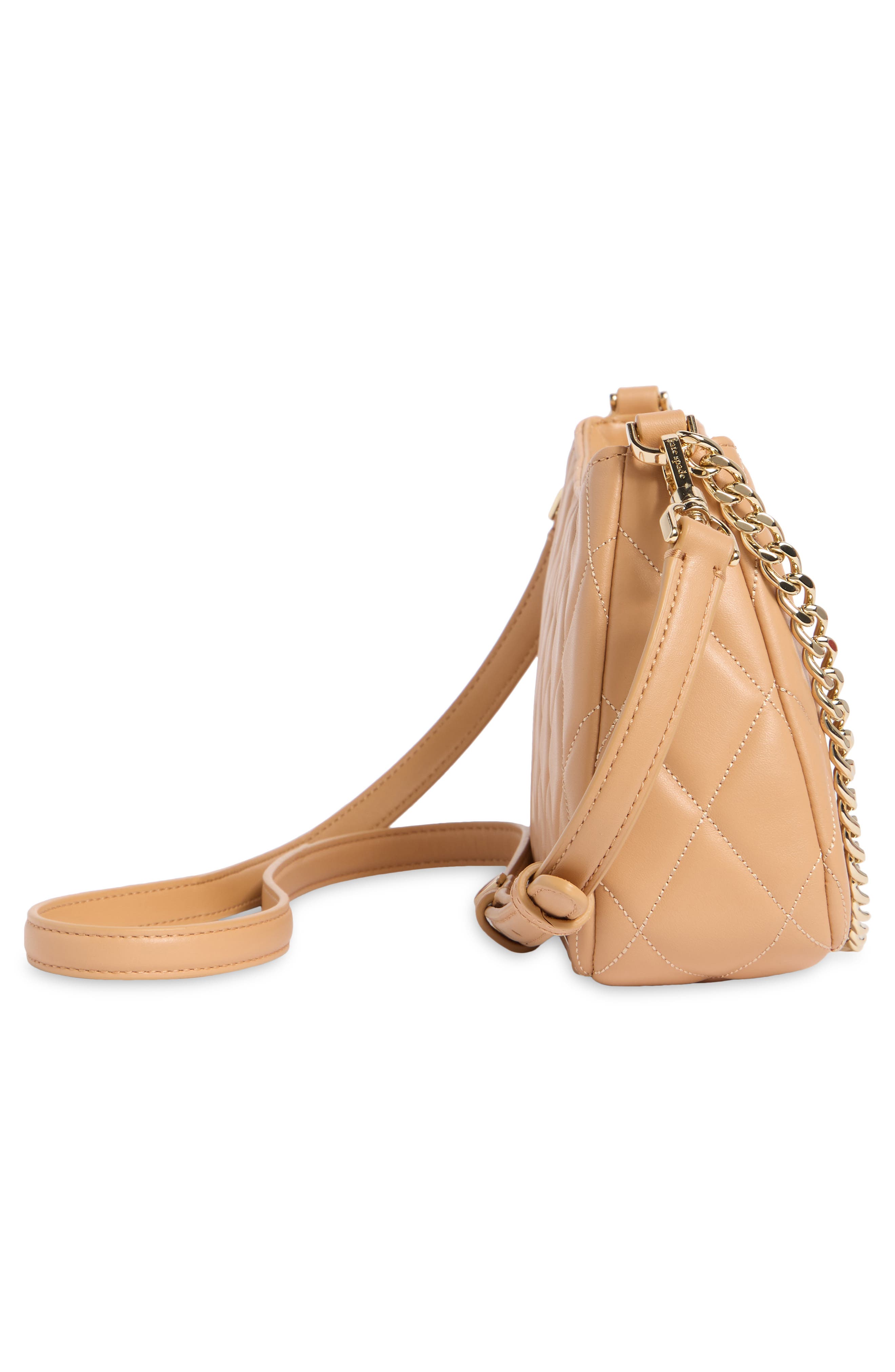 Kate Spade New York carey small convertible crossbody bag, Alternate, color, Tiramisu Mousse