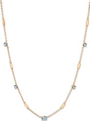 Brook and York Brenna Birthstone Station Necklace