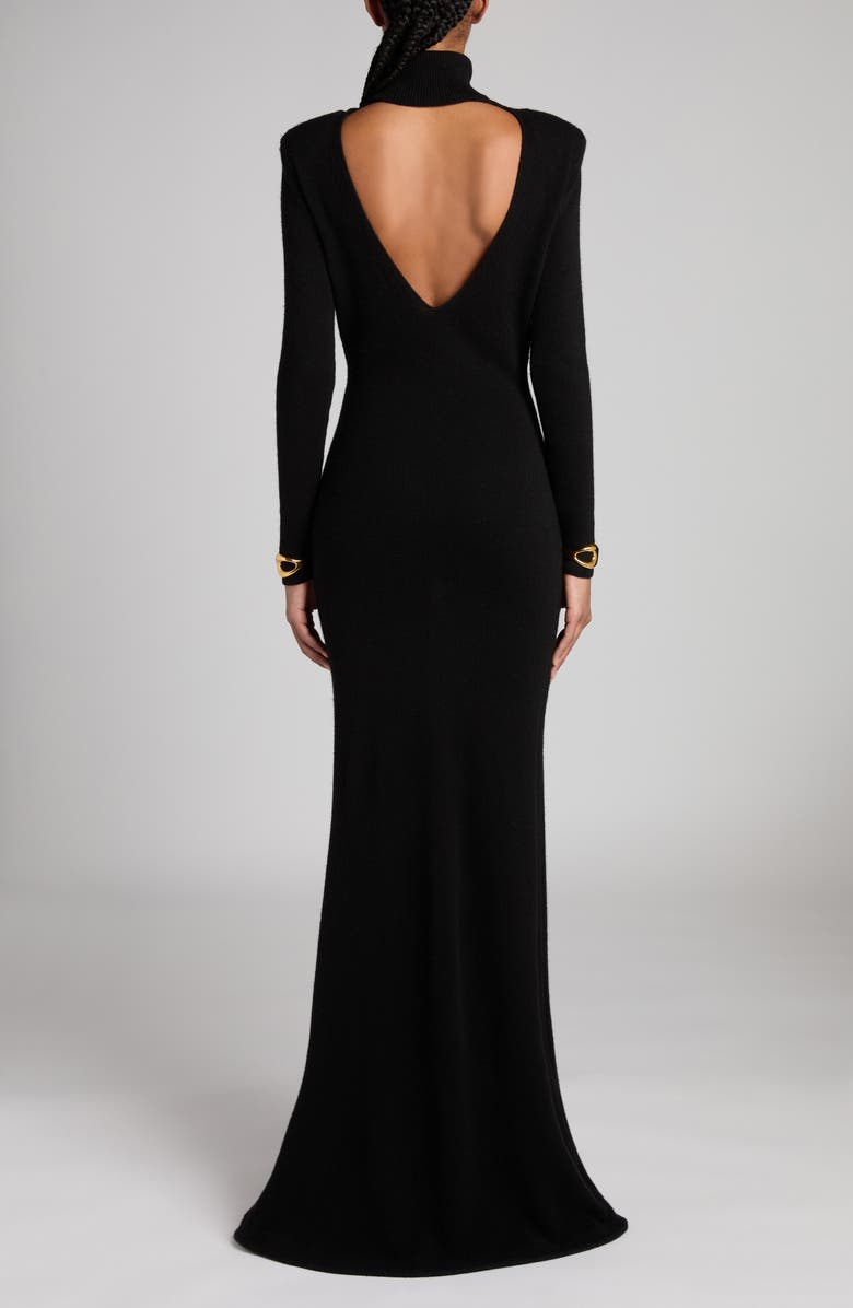 TOM FORD Long Sleeve Cashmere Turtleneck Sweater Dress, Alternate, color, 