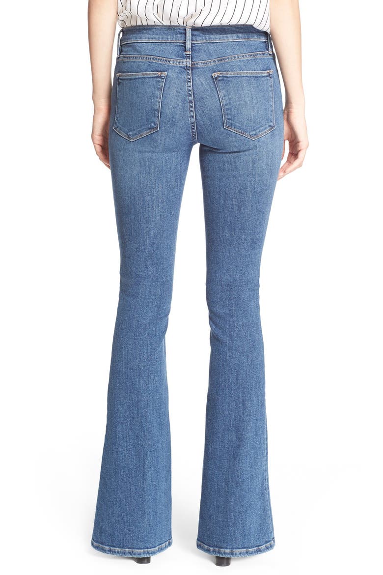 'Le High Flare' Jeans, Alternate, color, HUNTLEY