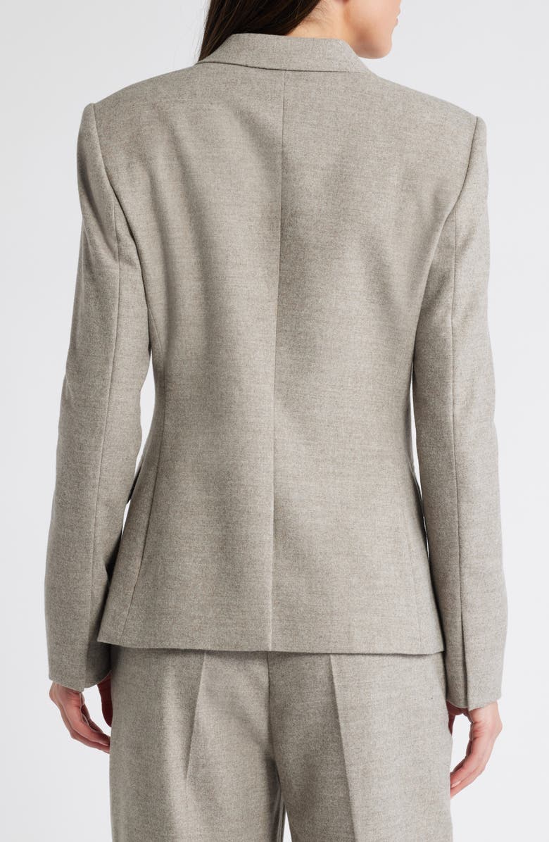 BOSS Jia Double Breasted Blazer, Alternate, color, Beige Melange Flannel