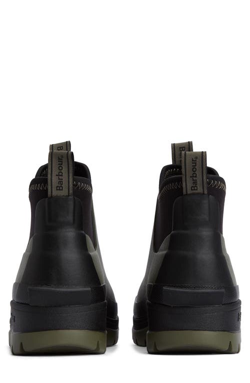 Barbour Ridge Wellington Rain Boot In Uniform Green