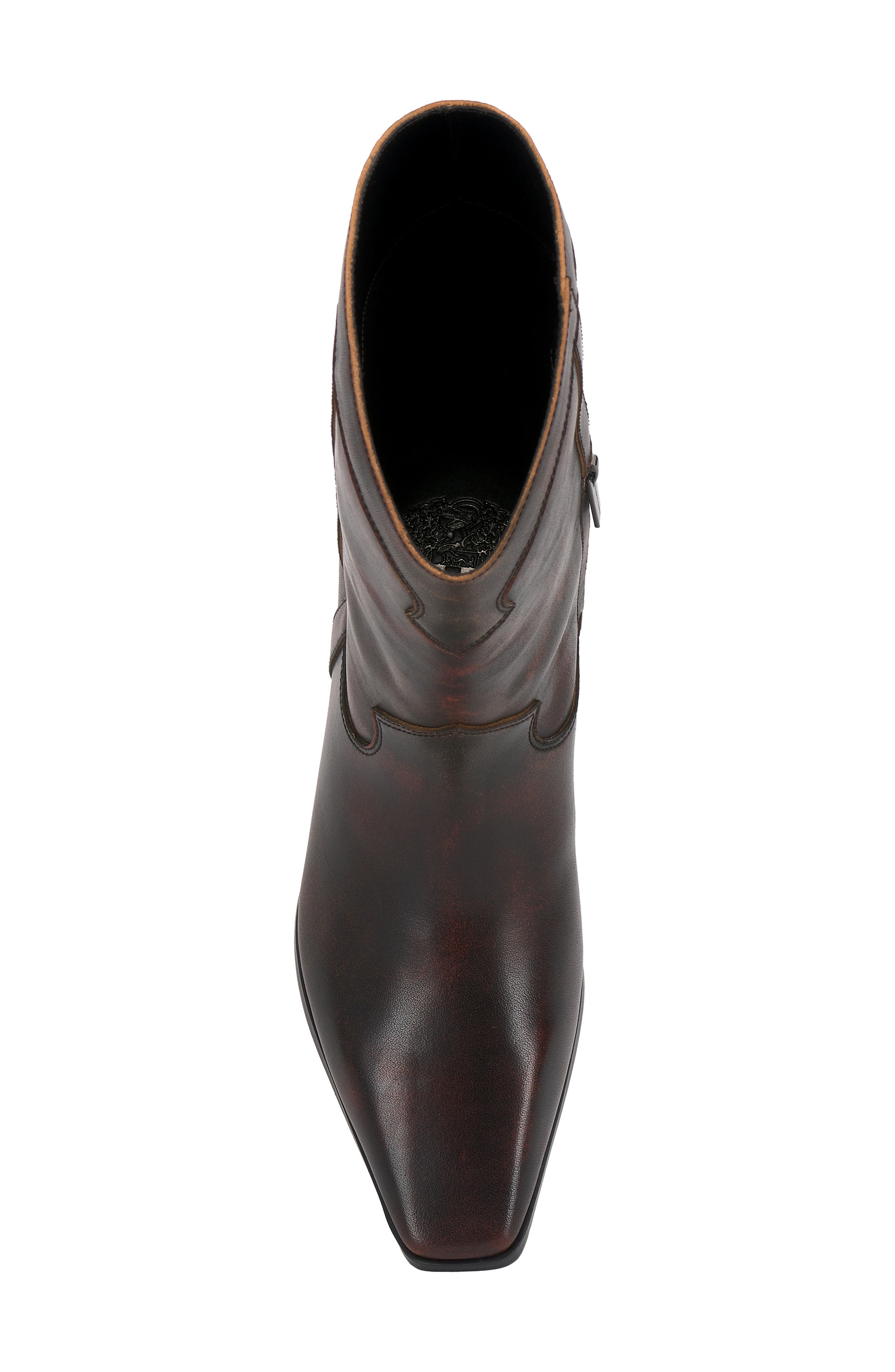 Vince Camuto Prilie Western Boot, Alternate, color, Dark Caramel