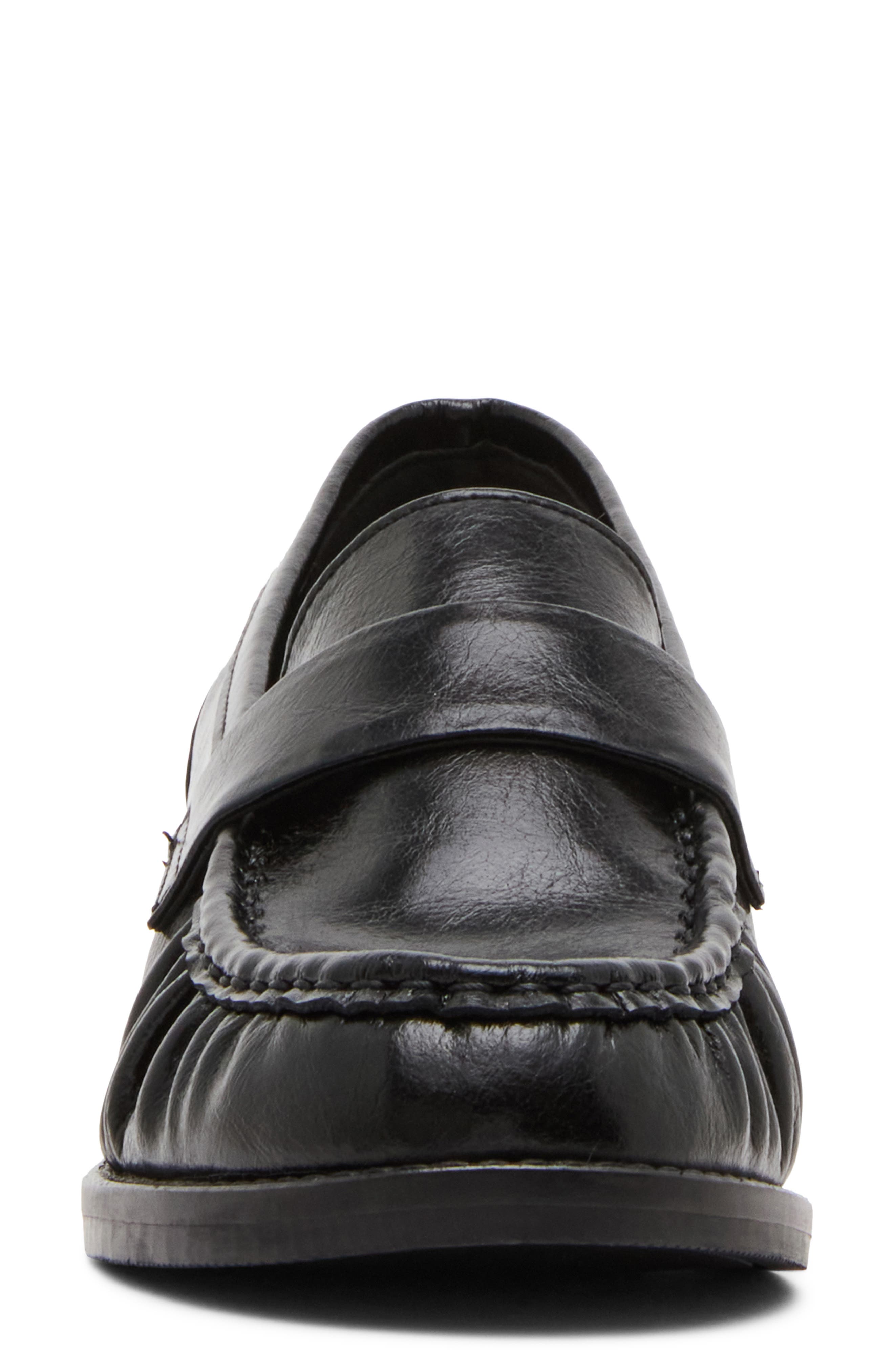 Altman Leather Loafer, Alternate, color, BLACK LEATHER