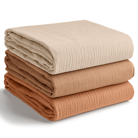 Muslin Swaddle Blankets Pack of 3