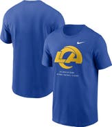 Nike Men's Nike Royal Los Angeles Rams Property Of T-Shirt