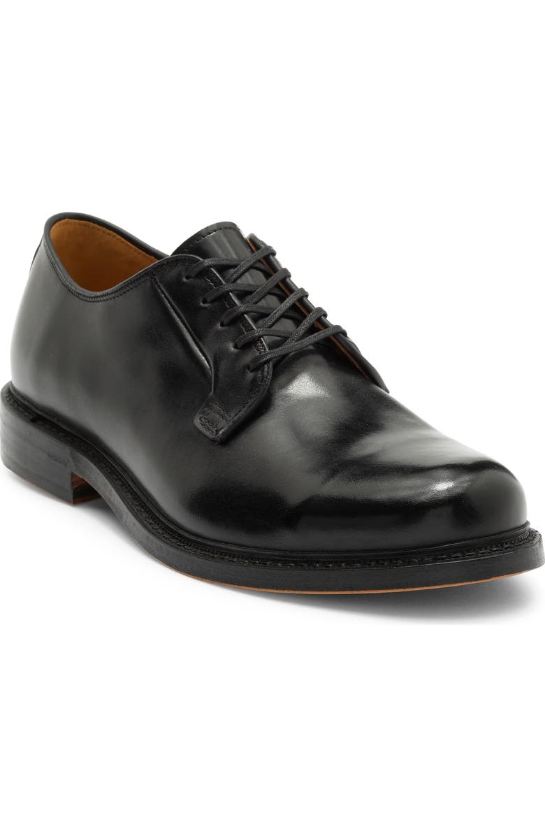 Allen Edmonds Rowan Plain Toe Derby, Main, color, Black Polish