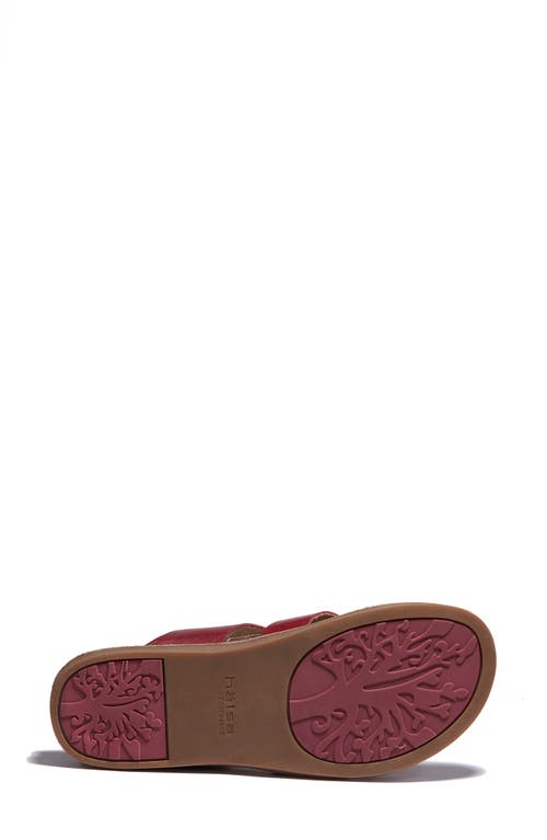 Halsa Footwear Hälsa Footwear Bella Slingback Sandal In Dark Red