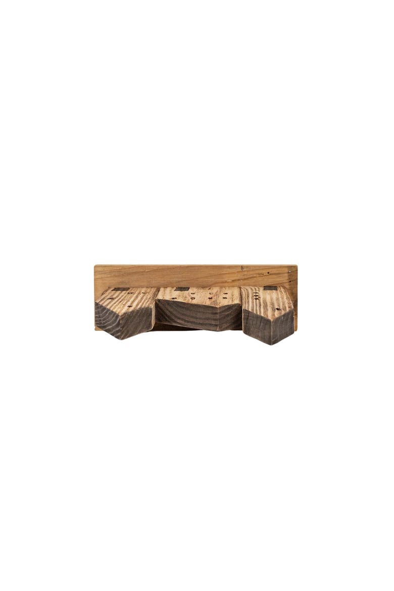 Rustic Village Decorative Accent Natural Wood, Alternate, color, Brown