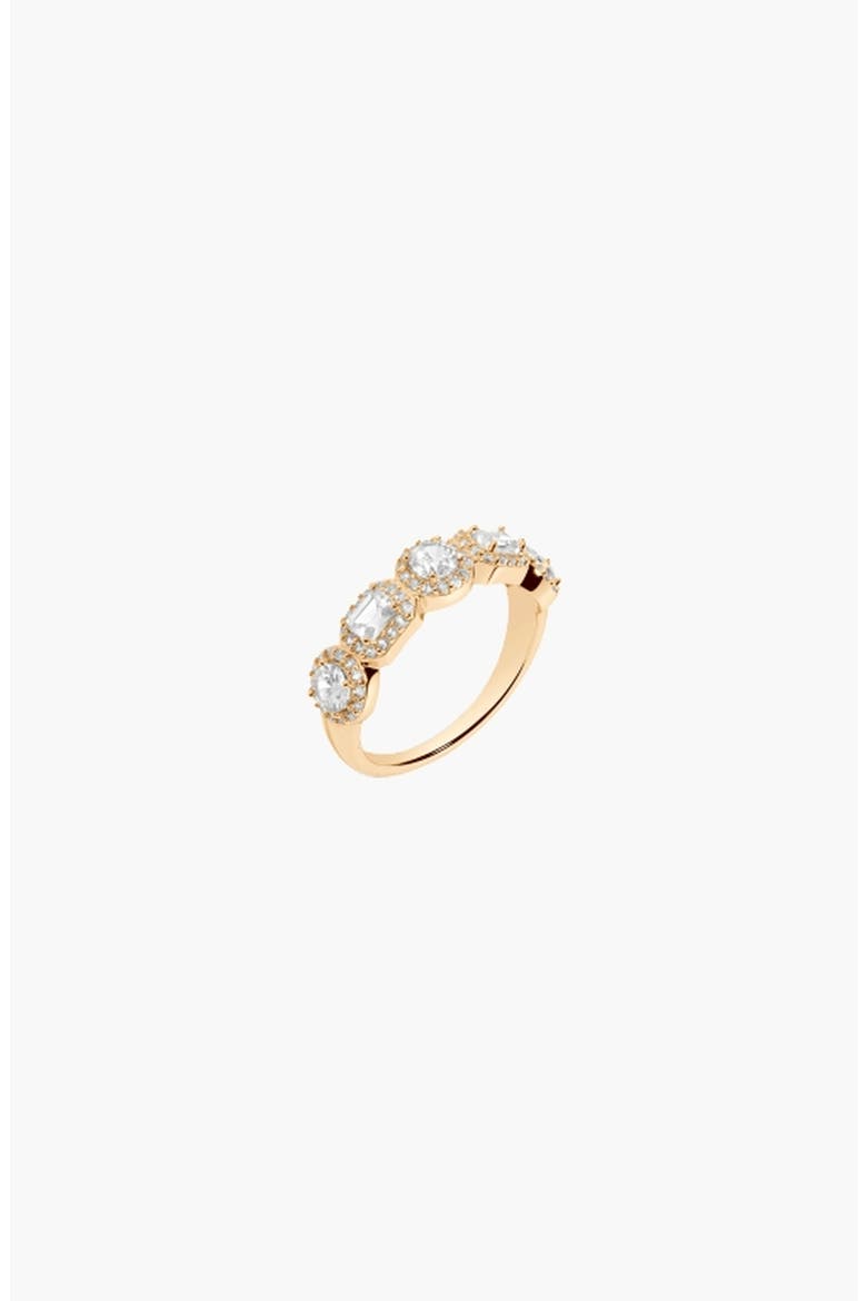 White Sapphire Edwardian Ring, Alternate, color, Yellow