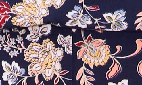 Chaus Floral Wide Leg Crop Pants In Multi