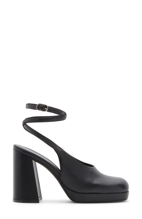 Jeffrey Campbell Vivre Ankle Strap Platform Pump In Black