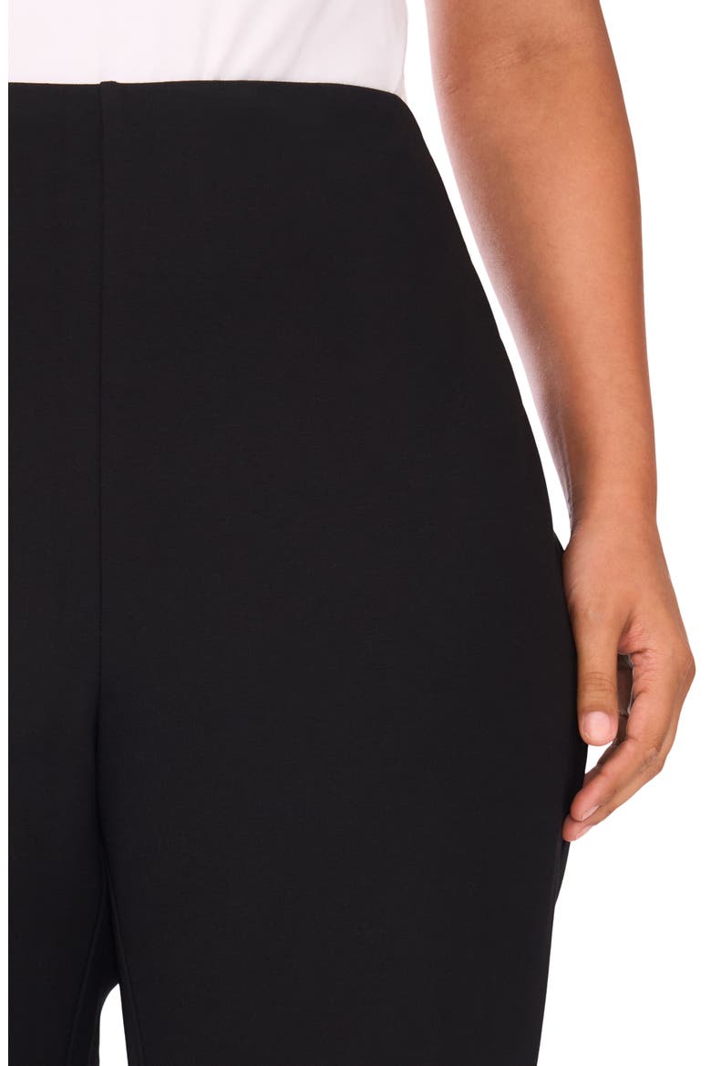 High Waist Straight Leg Pants, Alternate, color, RICH BLACK