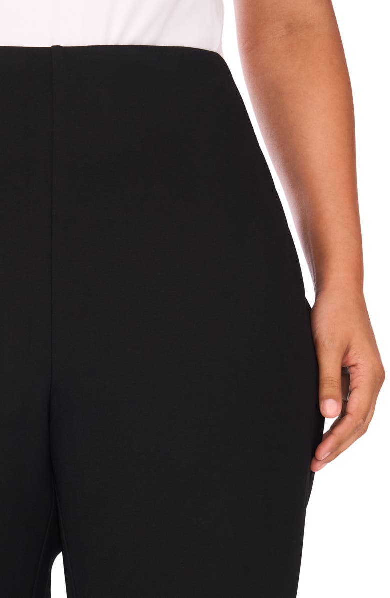 Halogen<sup>®</sup> High Waist Straight Leg Pants, Alternate, color, Rich Black