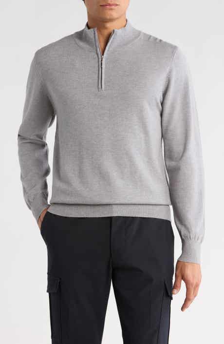 T.R. PREMIUM Slim Fit Quarter Zip Sweater