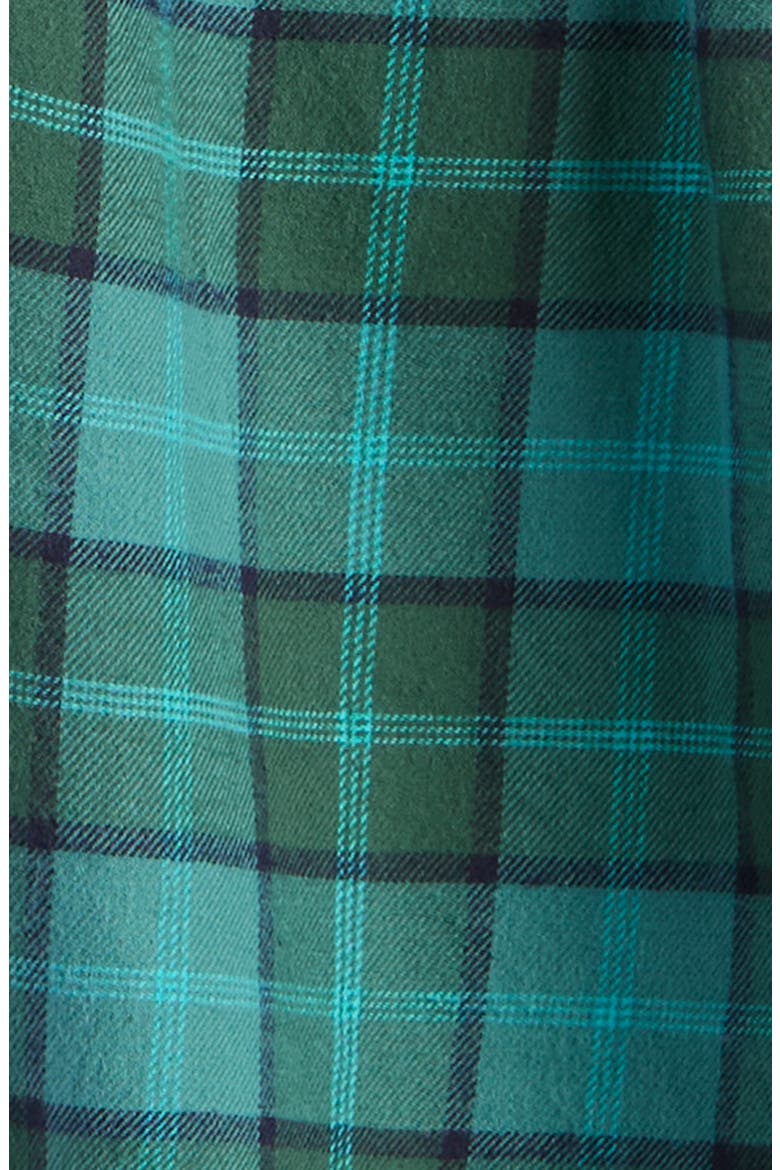 Kids' Hooded Flannel Shirt, Alternate, color, GREEN SMOKE JUNE PLAID