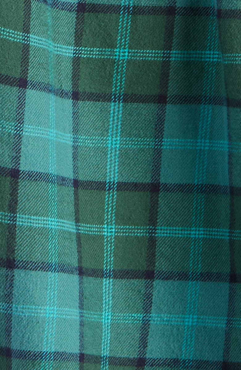 Tucker + Tate Kids' Hooded Flannel Shirt, Alternate, color, Green Smoke June Plaid