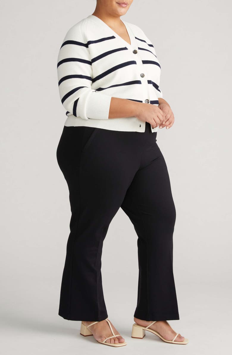 Universal Standard Prestige Flare Ponte Pants, Alternate, color,