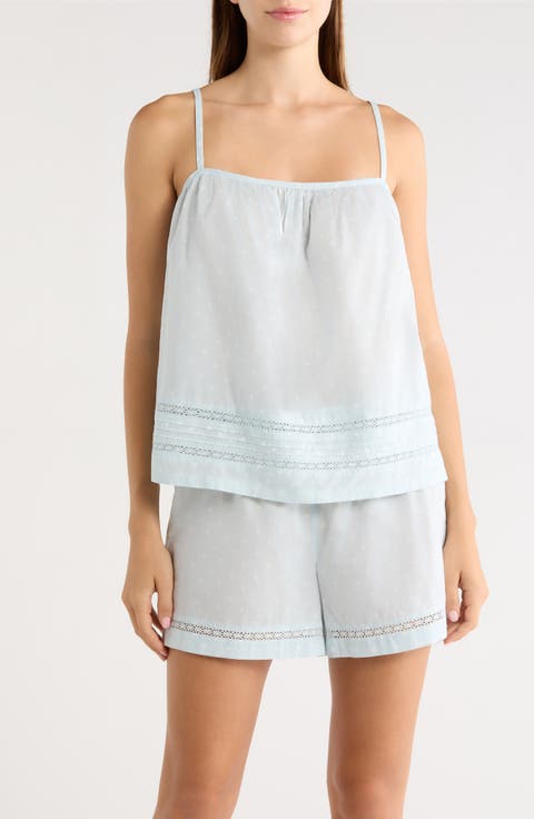 Peached Cotton Lawn Short Pajama Set