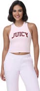 Juicy Couture High Neck Crop Tank Top