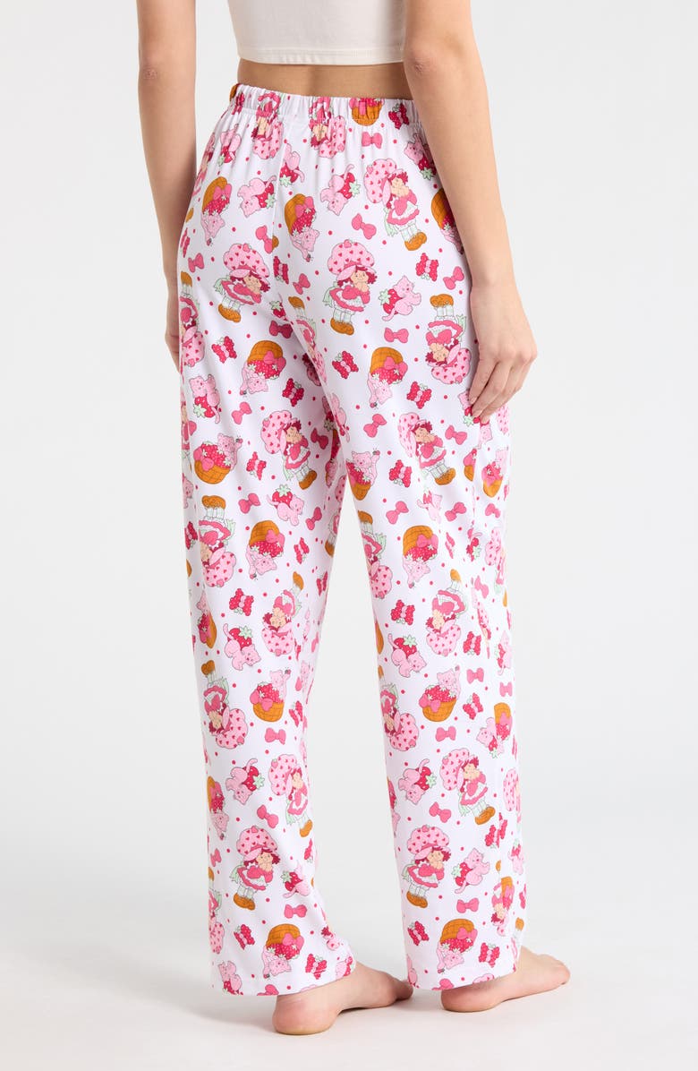 Strawberry Shortcake Print Pajama Pants, Alternate, color, Strawberry Shortcake