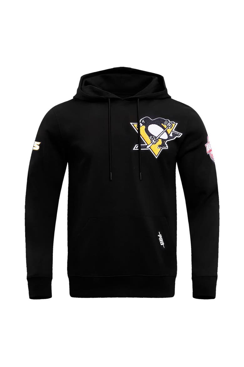 Men's Pro Standard Black Pittsburgh Penguins Classic Pullover Hoodie, Alternate, color, Black