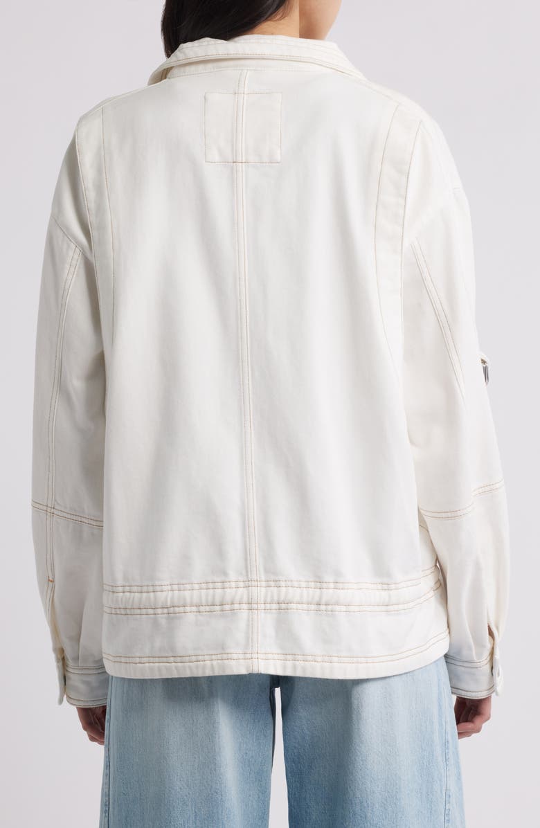 BOSS Orange Jarline Jacket, Alternate, color, Soft Cream