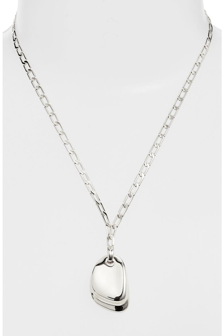 Willa Pendant Necklace, Alternate, color, HIGH POLISH SILVER