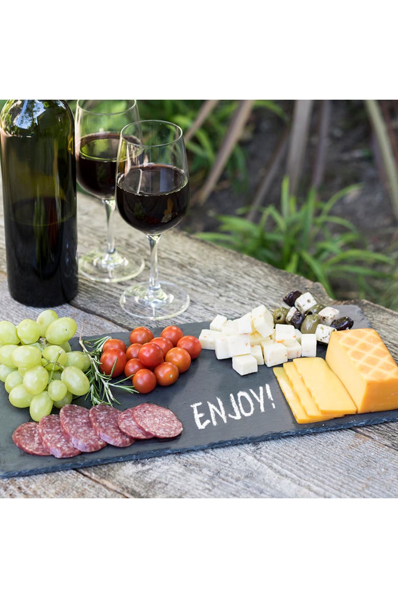 Slate Cheese Board, Alternate, color, Black