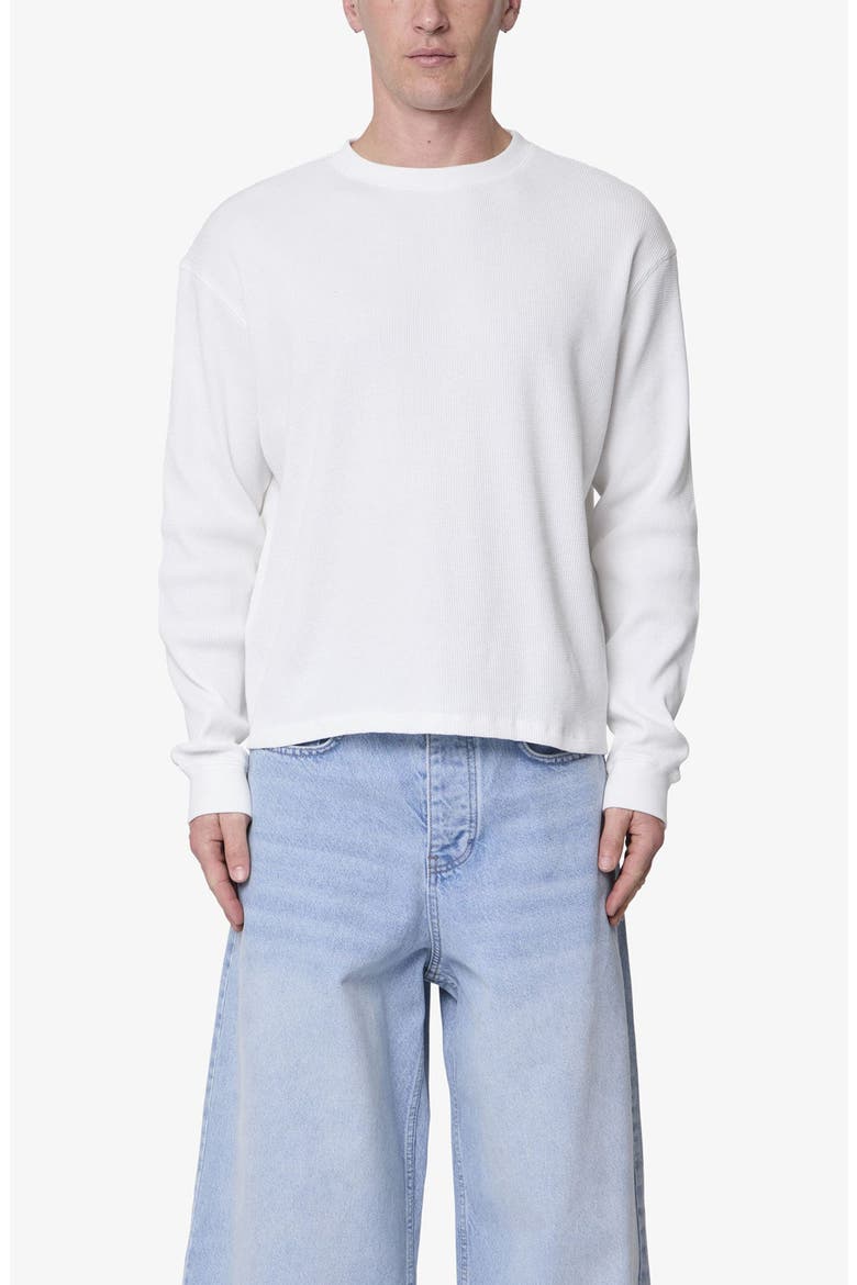 Basic Thermal Long Sleeve T-Shirt, Main, color, WHITE