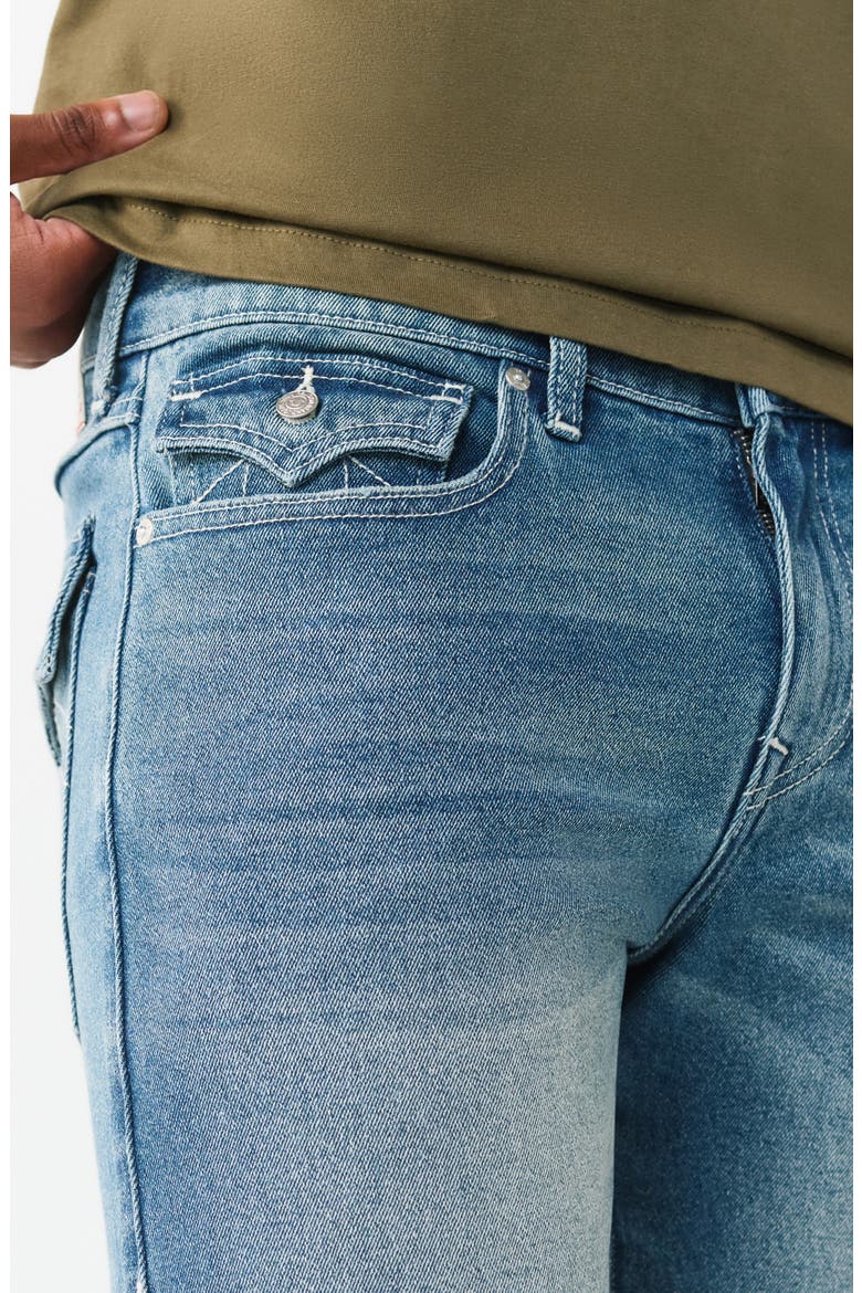 Ricky Flap Pocket Straight Leg Jeans, Alternate, color, MEDIUM HORIZON