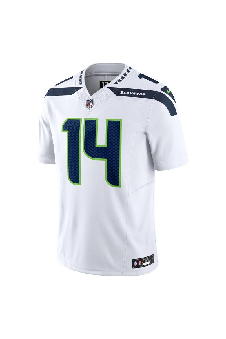 Men's Nike DK Metcalf White Seattle Seahawks Vapor F.U.S.E. Limited Jersey, Alternate, color, White