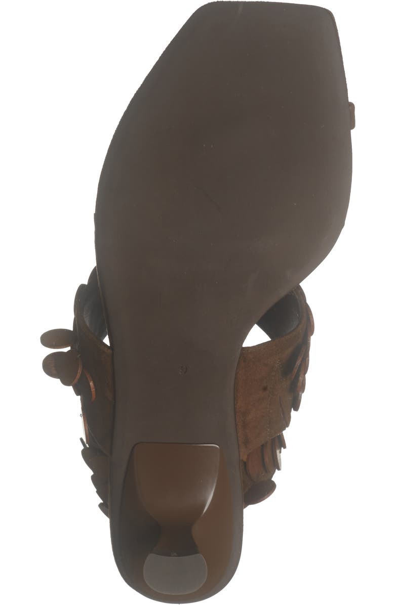 Jeffrey Campbell Coconut Ankle Strap Sandal, Alternate, color, Expresso Suede Combo