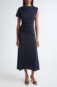 Cinq à Sept Avielle Cowl Neck Midi Dress