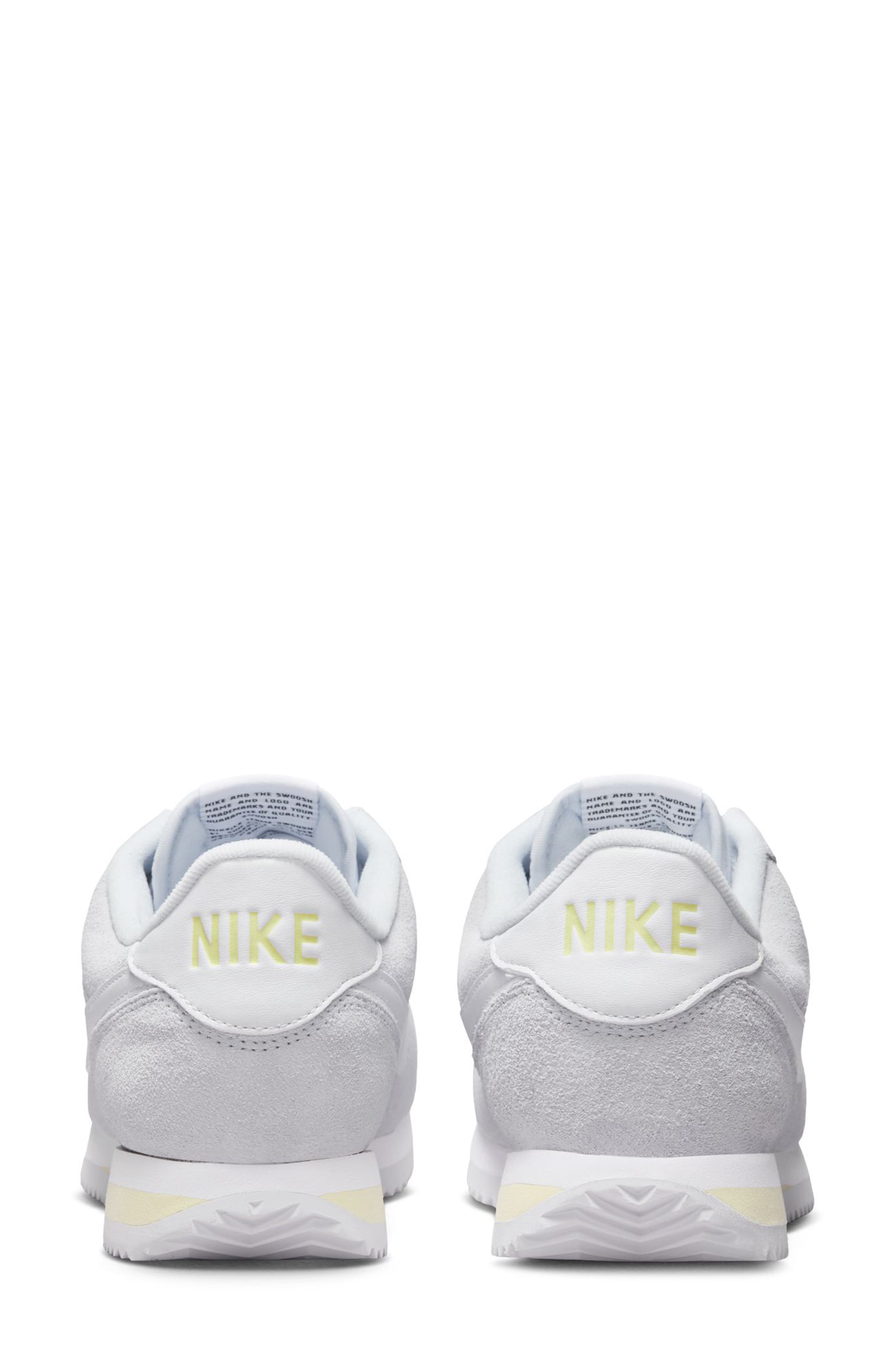 Nike Cortez Sneaker, Alternate, color, Football Grey/ White