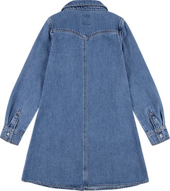 Long Sleeve Denim Shirtdress