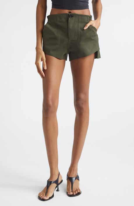 Technical Tailored Wool Blend Shorts