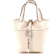 Pre-Owned Hermes Cargo Picotin Lock Bag Canvas and Swift PM