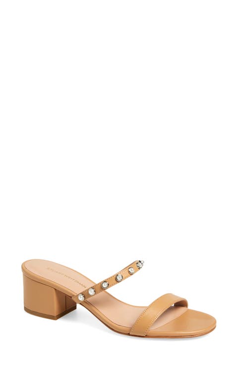 Pearly Strap Block Slide 50 Sandal (Women)