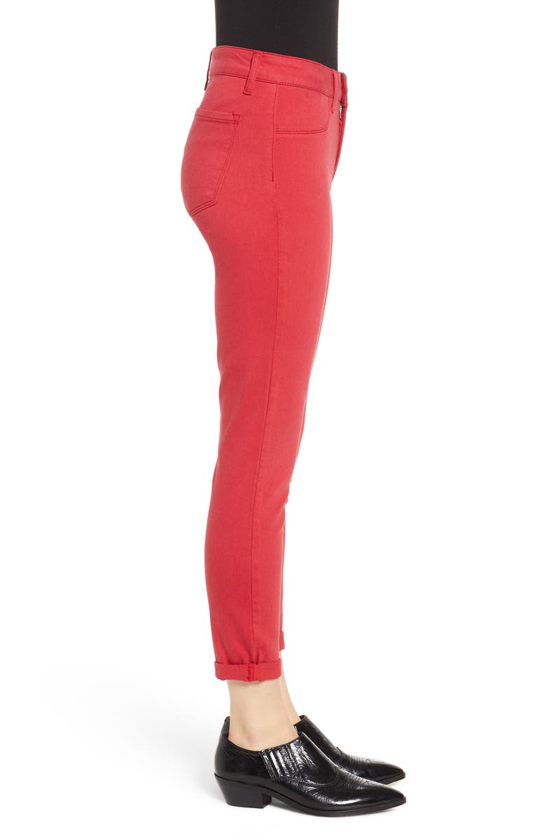 Prosperity Denim Cuffed Skinny Jeans, Alternate, color, 